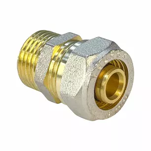 Соединитель обжимной НР 16 х 1/2"  STI  (30/300)