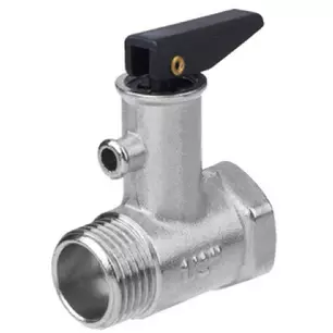 Клапан предохранительный для бойлера 1/2" с ручкой спуска VALFEX (160/20)