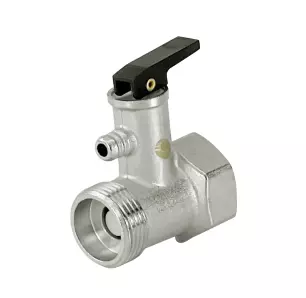 Клапан предохранительный для бойлера 3/4" с ручкой спуска VALFEX (120/15)