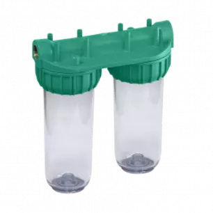 Колба фильтр магистральный Slim D 10" Т  1/2" 2-ой корпус ECO Kristal Filter