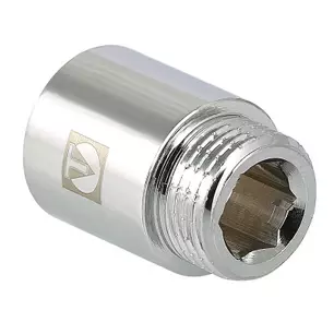 Удлинитель  3/4" х 20 мм хром VALTEC