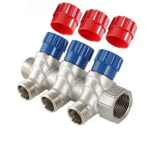 Коллектор 3/4 4 выхода 1/2г VALTEC