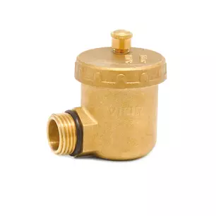 Воздухоотводчик угловой 1/2" латунь  VIEIR (100/1шт)