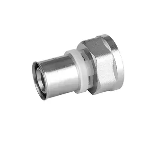 Пресс соединитель 16х1/2"ВР (250/10шт) VRKS163F