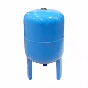Гидроаккумулятор 100 л  Вертикальный  (синий с выс ножками, 1НР)  VALFEX.AV