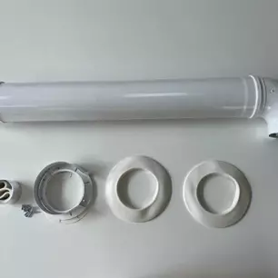 Колено коаксиальное 60/100 мм (Все котлы, кроме Immergas и Navien 75/100) VIVAT