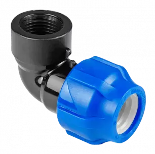 ПЭ Отвод ПНД 25х3/4" ВР компрессионный (125/25) Valfex