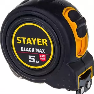 Рулетка 5м х 25мм с двумя фиксаторами STAYER