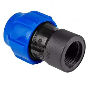 ПЭ Муфта ПНД компр. соединительная с вн. р. 50 х 1 1/4" (30/5) VALFEX