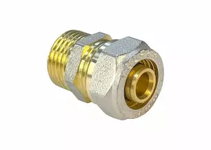 Соединитель обжимной НР 20 х 3/4"  VALFEX  (240/15)