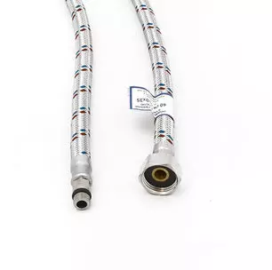 Подводка  к смесителю SANTREK AQUA PRO (ПВХ) 100 см M10х18 (короткая)