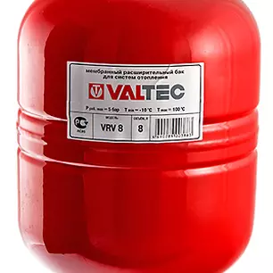 Бак расширительный  24 для отопления 24л. красный VALTEC